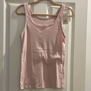 a new day Pale Pink Scoop Neck Tank Top